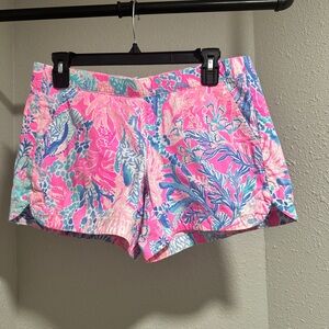 Colorful Women's Floral Shorts
